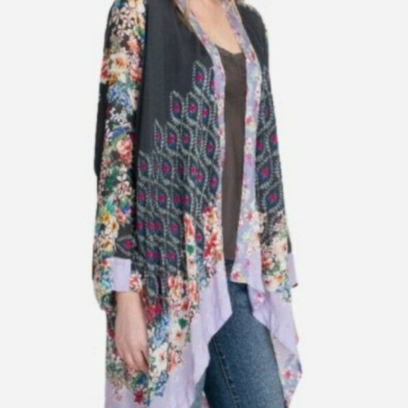 NWT JOHNNY WAS Shae Silk Kimono Small $275 - Picture 3 of 6